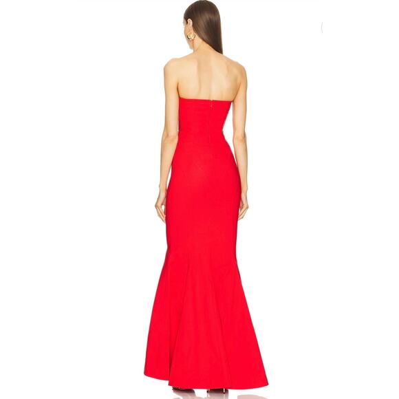 NEW NWT Michael Costello Revolve Billie Gown in Red size Large - Picture 3 of 7